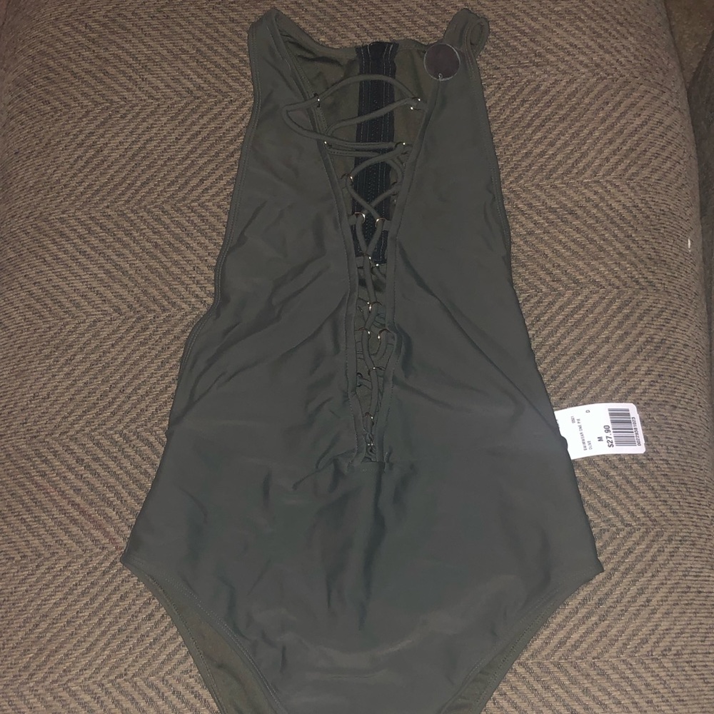 Forever 21 green cute one piece